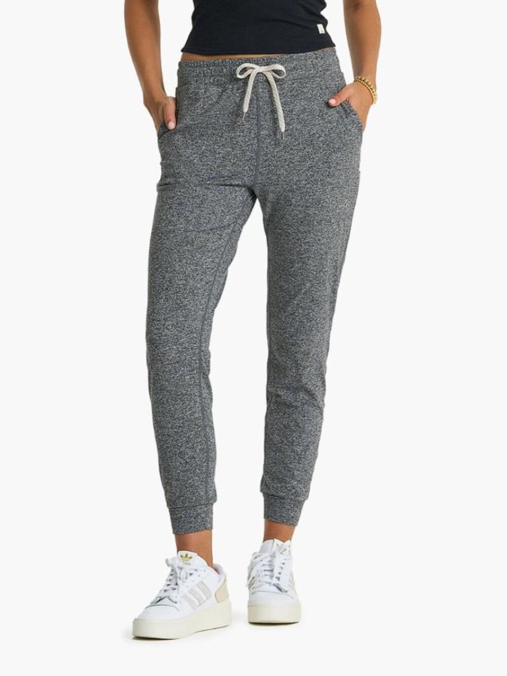 VUORI Women's Performance Jogger - Long Size S in Heather Grey